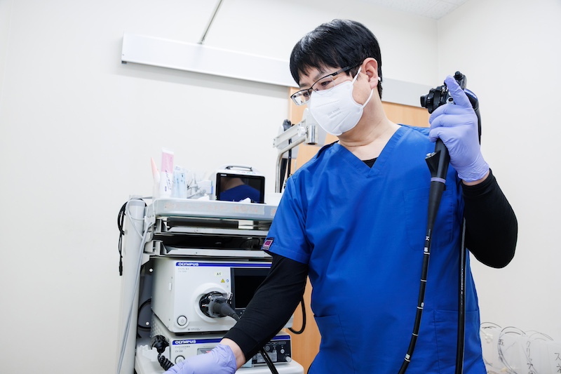 胃・大腸の同日検査が可能